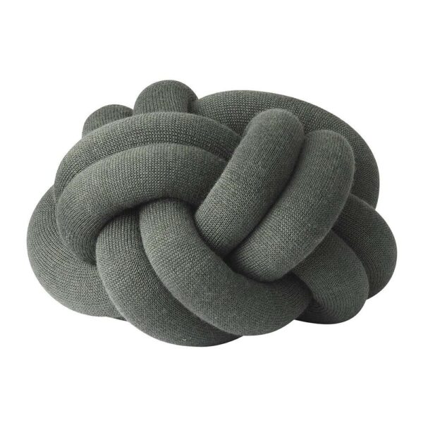 Knot cushion 30x30cm, forest green