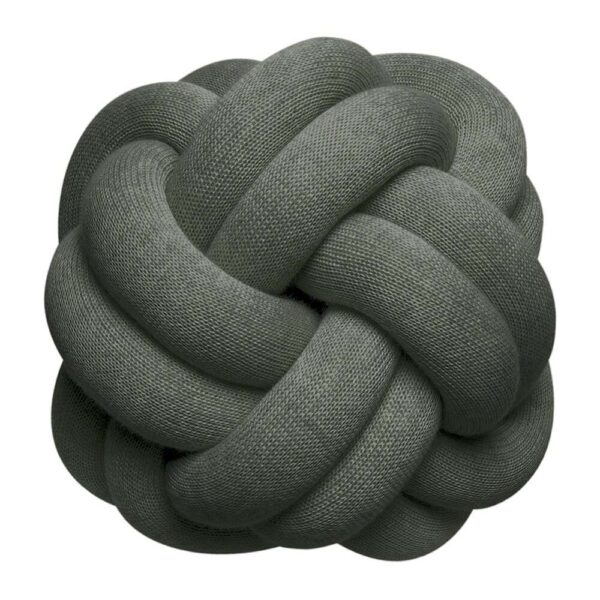 Knot cushion 30x30cm, forest green