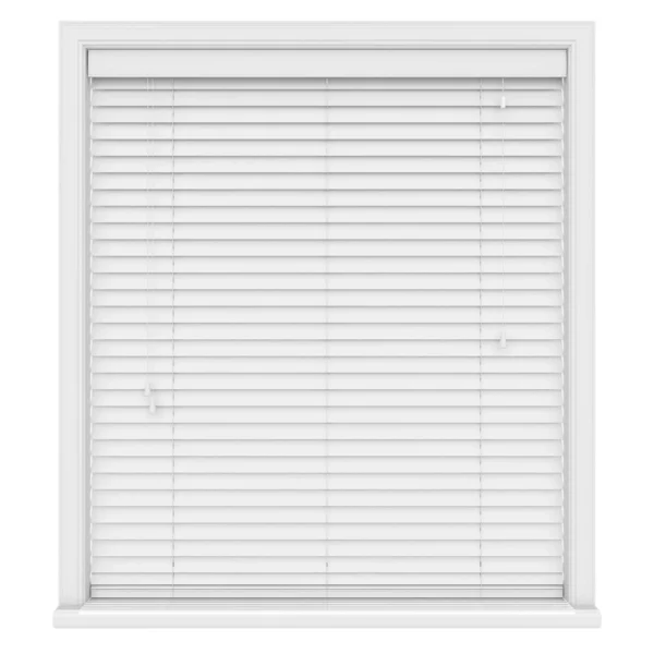 Pure White Real Wood Roman Blind, Made to Measure