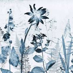 Flower Press Ink Wall Mural, 300 x 280cm