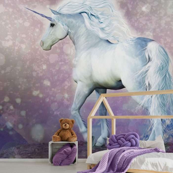 Magical unicorn wall mural, 300 x 280cm