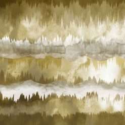 The Horizon Ochre Wall Mural, 300 x 280cm