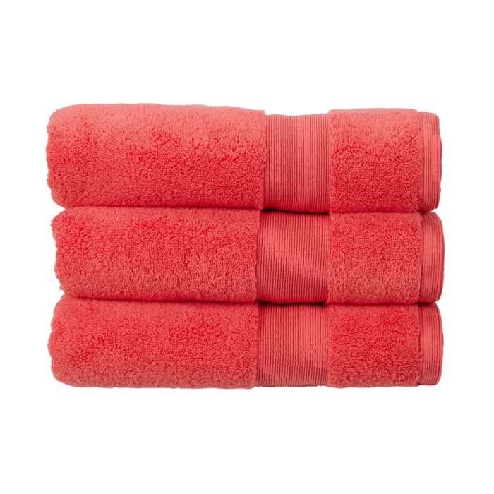 Living by christy carnival towel, coral, 70 x 125cm