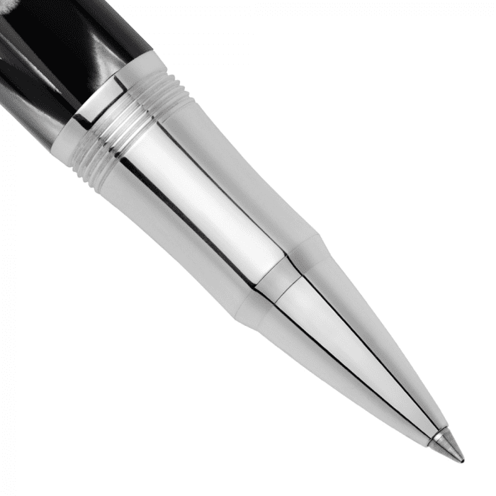Montegrappa extra 1930 black and white rollerball pen