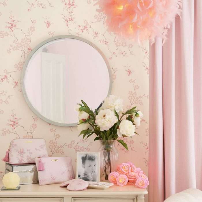 Laura ashley oriental blossom blush wallpaper - 10 metres