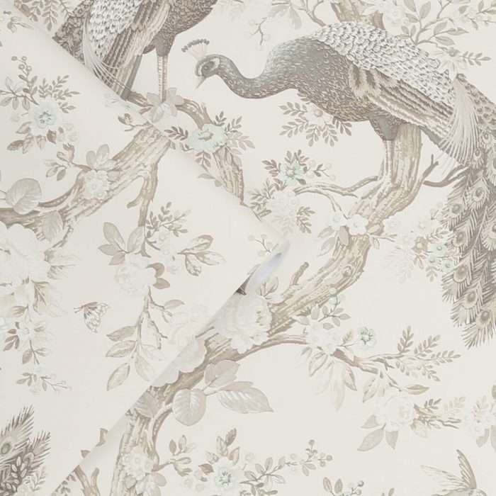 Laura ashley belvedere beige wallpaper - 10 metres