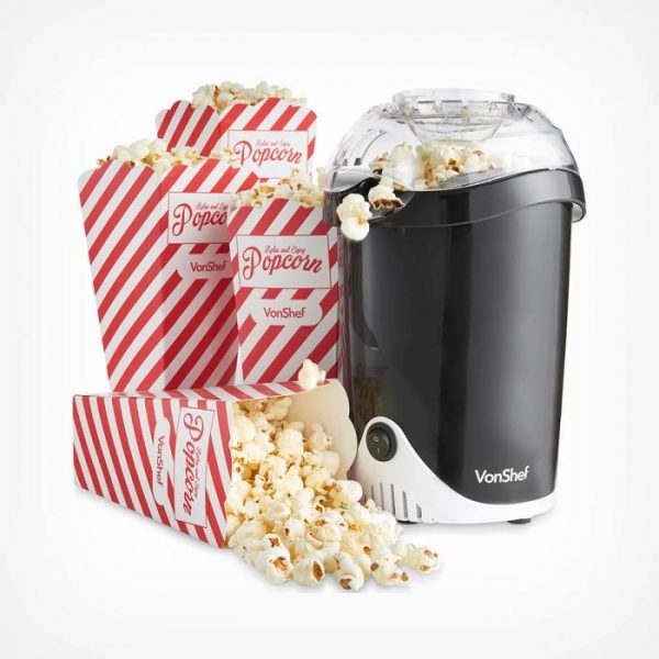 VonShef Hot Air Popcorn Maker