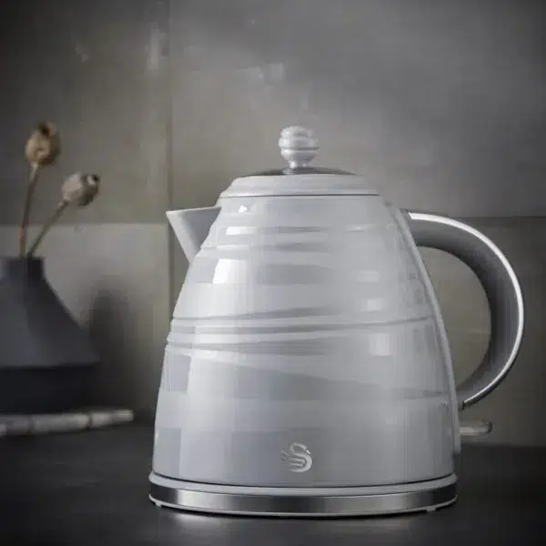 Swan 1. 7 litre jug kettle, grey