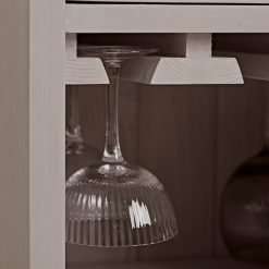 Lotte Slim Wine & Glass Storage Cabinet