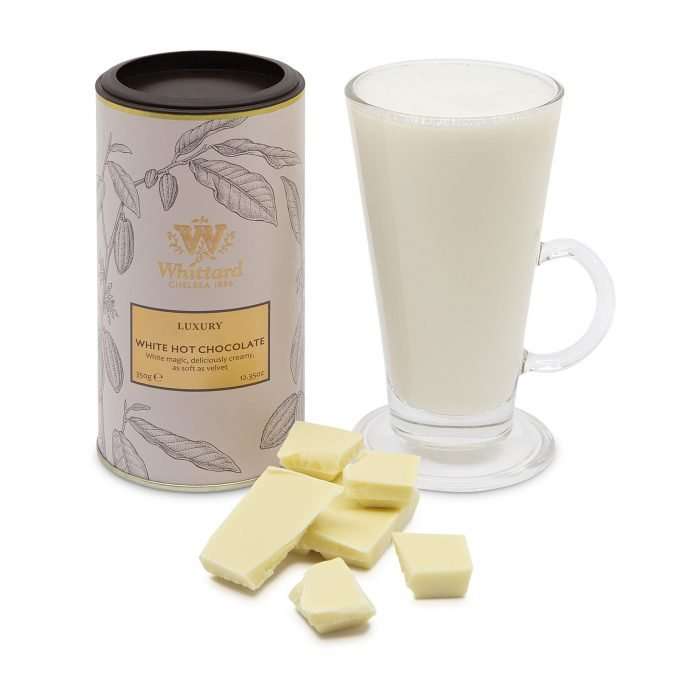 Luxury white hot chocolate