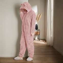 Teddy Bear So Soft Onesie, Blush Pink