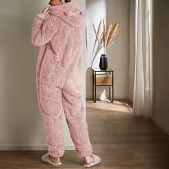 Teddy Bear So Soft Onesie, Blush Pink