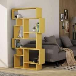 CARRY 10 Cube Bookcase - Mustard