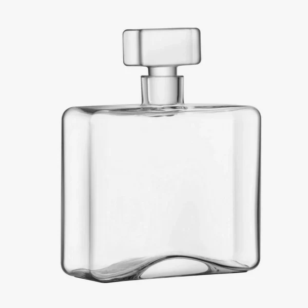 Cask rectangular whisky decanter 1l