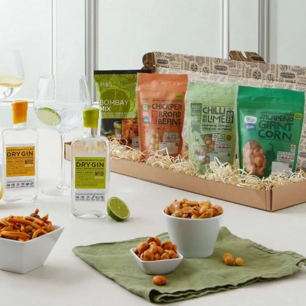 The gin & snacks letterbox gift