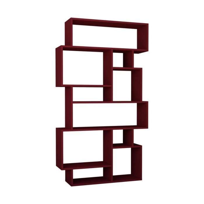 Carry 10 cube bookcase - burgundy