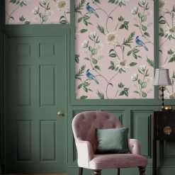 Nuit Blush Wallpaper - 10 Metres