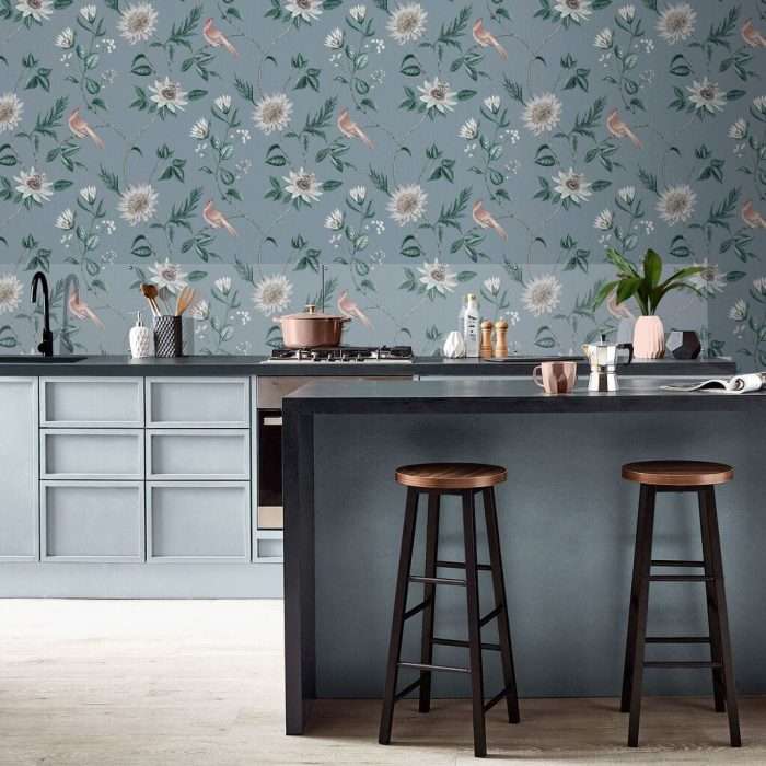 Sky blue wallpaper - 10 metres