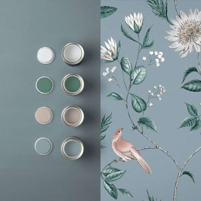 Sky blue wallpaper - 10 metres