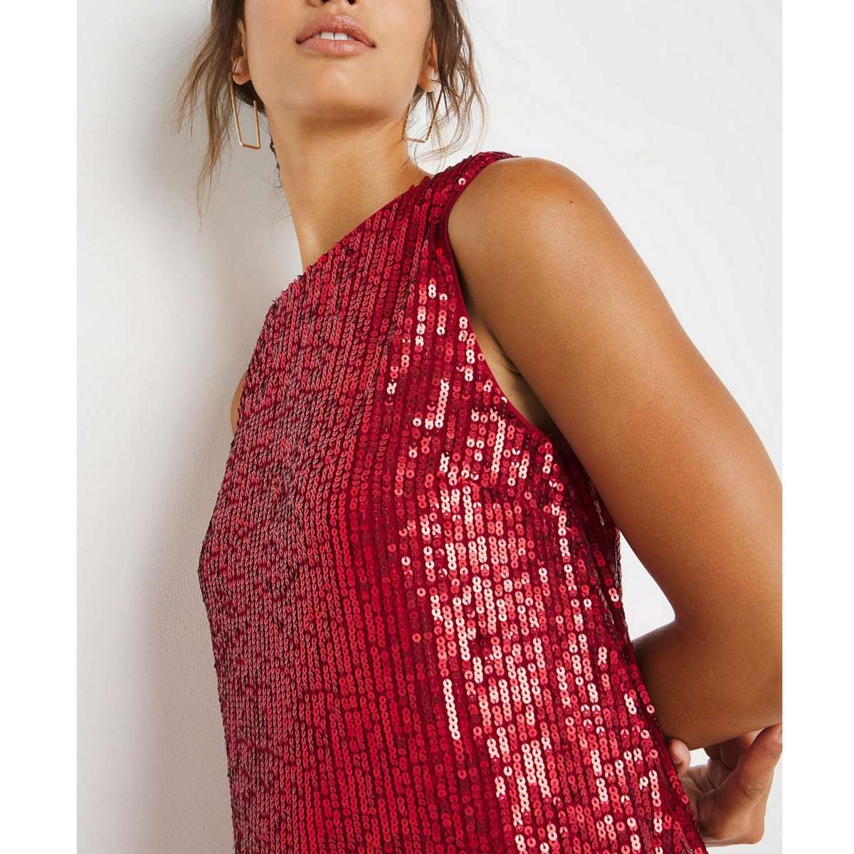 Joanna hope sequin cowl tunic Joanna hope sequin cowl tunic