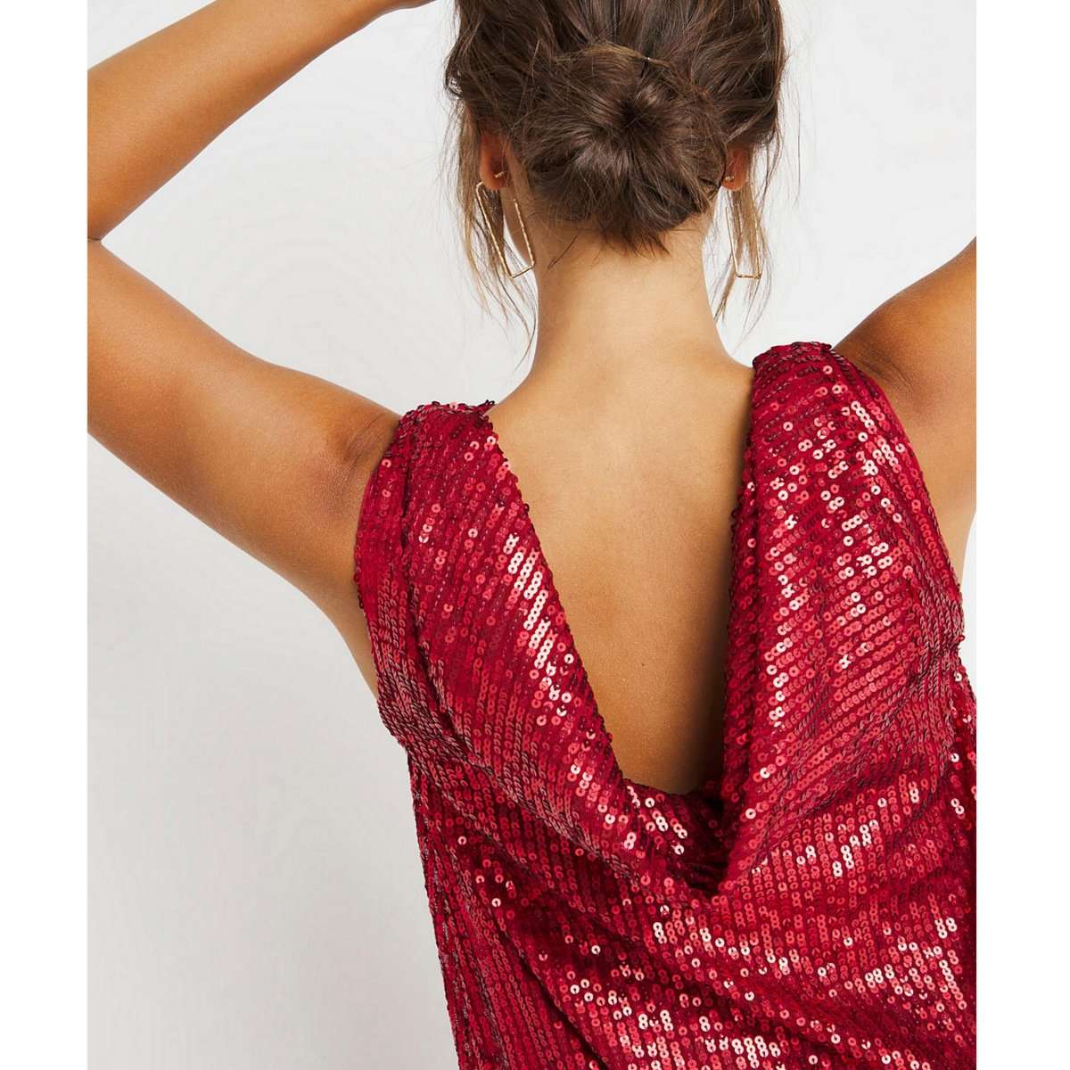 Joanna hope sequin cowl tunic Joanna hope sequin cowl tunic