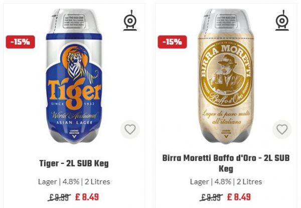Save up to 15% off sub beer kegs from beerwulf