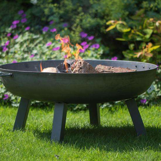 Cast iron 55cm fire pit bowl