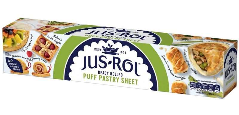 Jus-Rol Puff Pastry Ready Rolled Sheet 320g  WAS £1.50 BUY 2 FOR £2.50