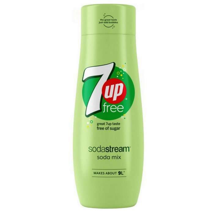 Sodastream 7up free concentrate - makes up to 9 litres