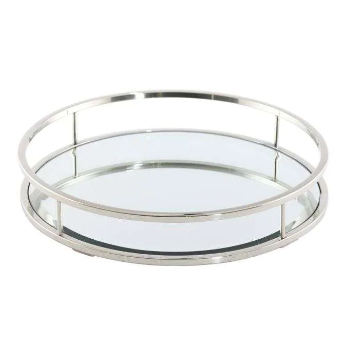 Rippon silver circular tray - 32cm dia