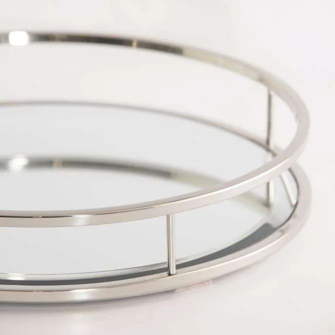 Rippon silver circular tray - 32cm dia