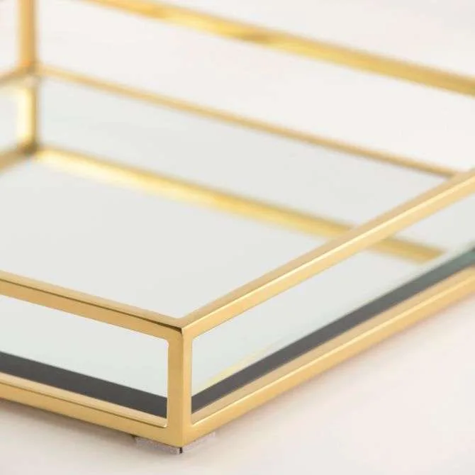 Rippon brass square tray