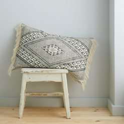 Pineapple Elephant Kebra Aztec Cushion, Grey