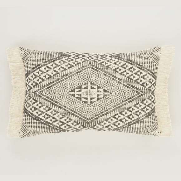 Pineapple elephant kebra aztec cushion, grey