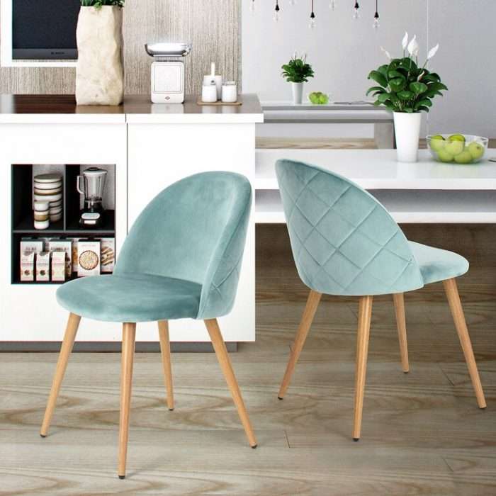 Dungorbery dining chair, green (set of 2)