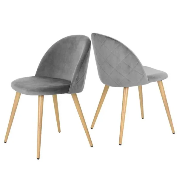 Dungorbery Dining Chair, Grey (Set of 2)