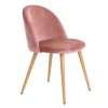 Dungorbery Dining Chair, Blush (Set of 2)