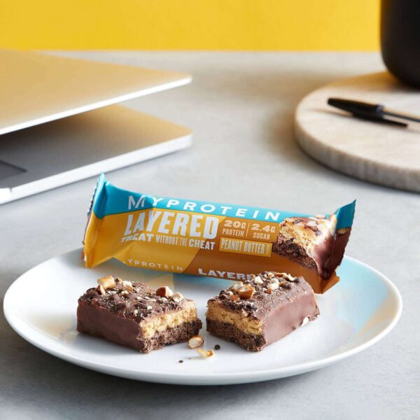 Peanut Butter Layered Protein Snack Bar x 12