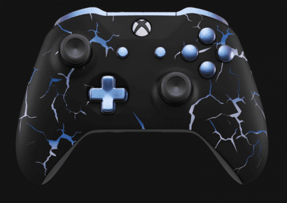 Xbox one s controller - blue storm edition - custom controller
