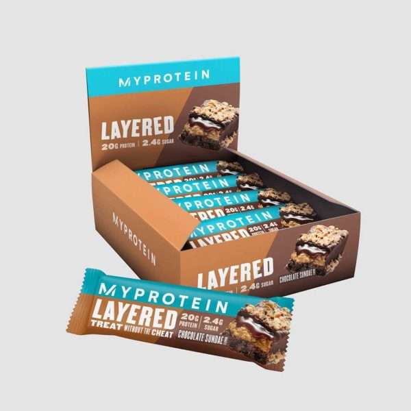 Chocolate Sundae Layered Protein Snack Bar