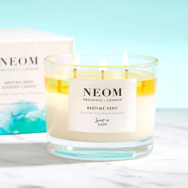 NEOM Bedtime Hero Scented Candle 3 Wick