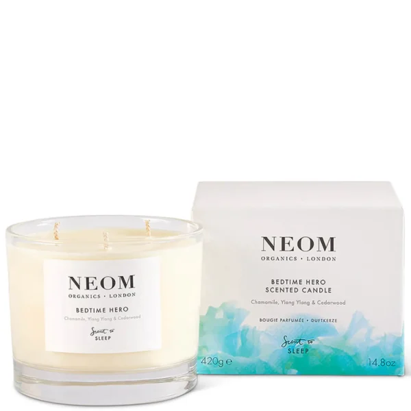 Neom bedtime hero scented candle 3 wick