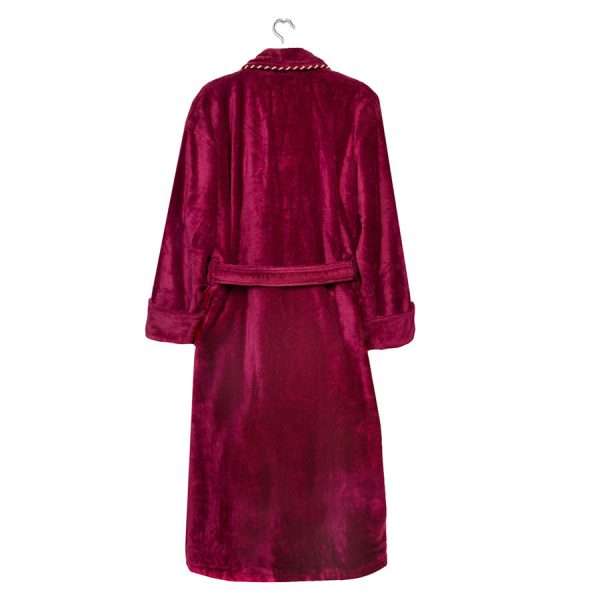 Rich men's dressing gown - earl claret