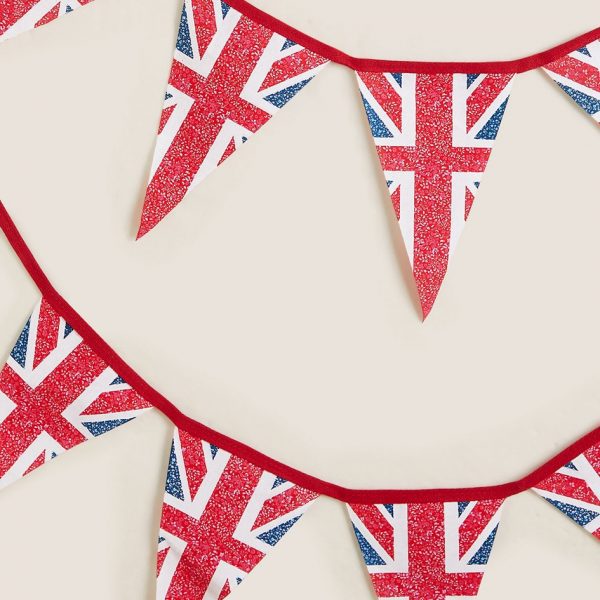 Union jack string jubilee bunting, 3m