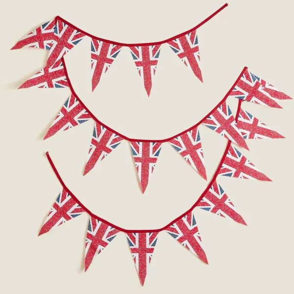 Union Jack String Jubilee Bunting, 3m