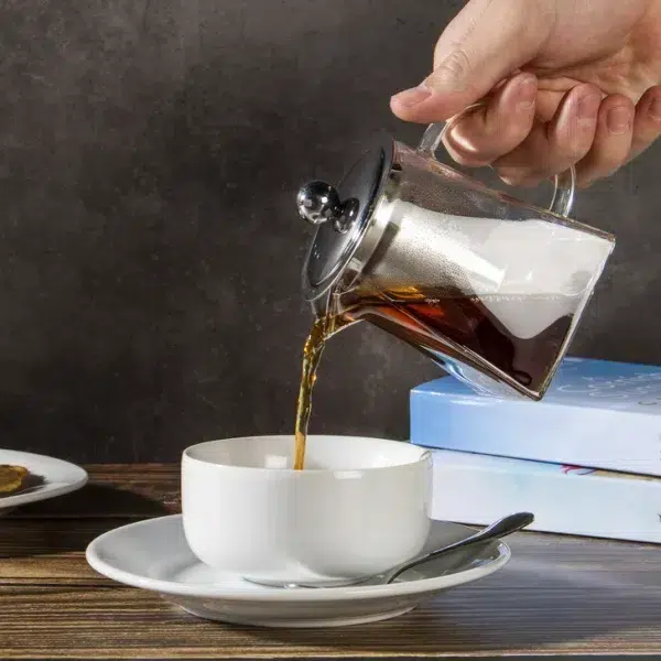 Glass infuser teapot 300ml