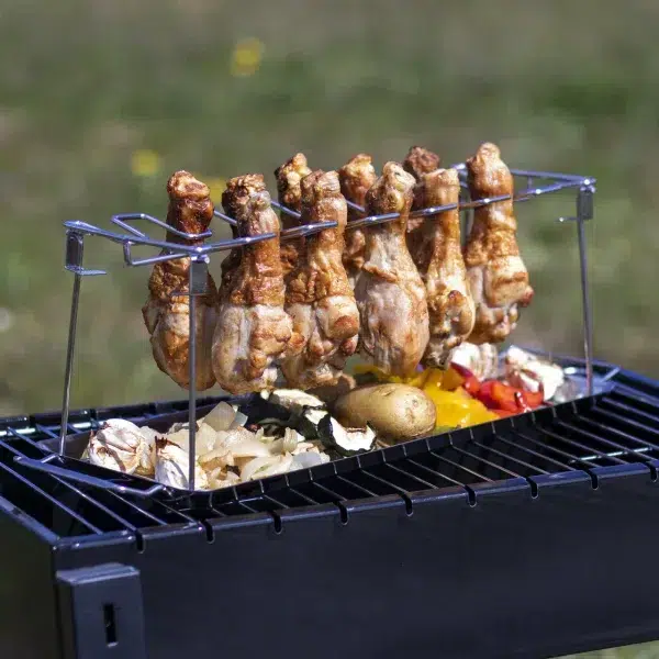 Bbq chicken drumstick cooking rack