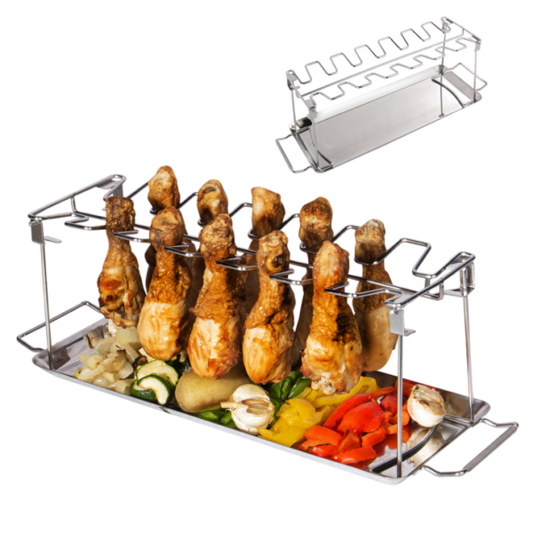 Bbq chicken drumstick cooking rack