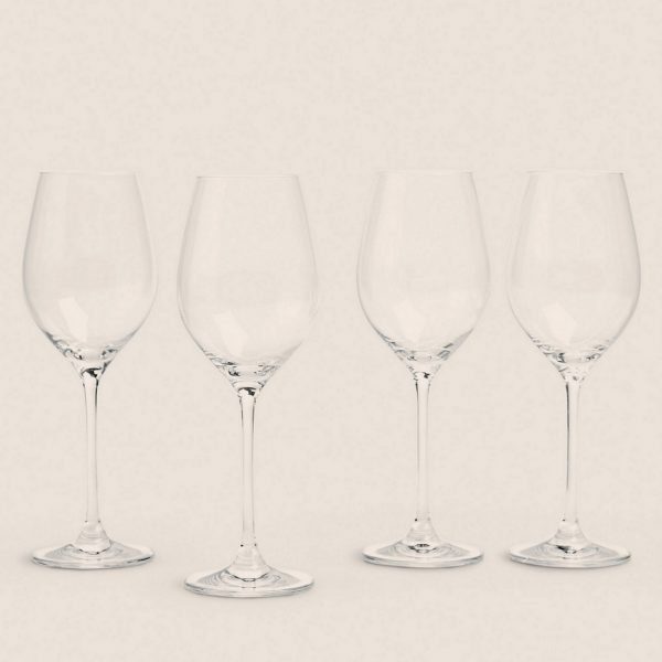 Set of 4 maxim white wine glasses