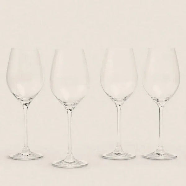 Set of 4 Maxim White Wine Glasses